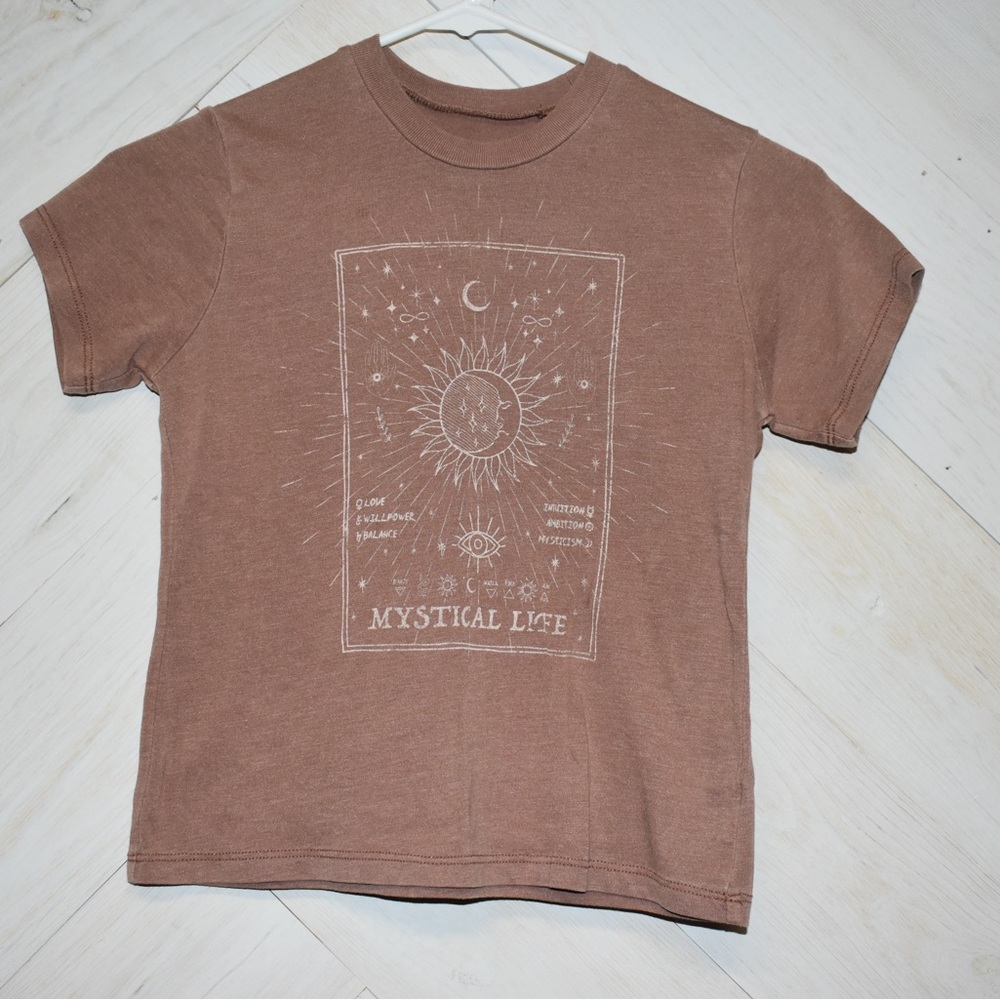 Mystical Life Kids' Brown T-Shirt